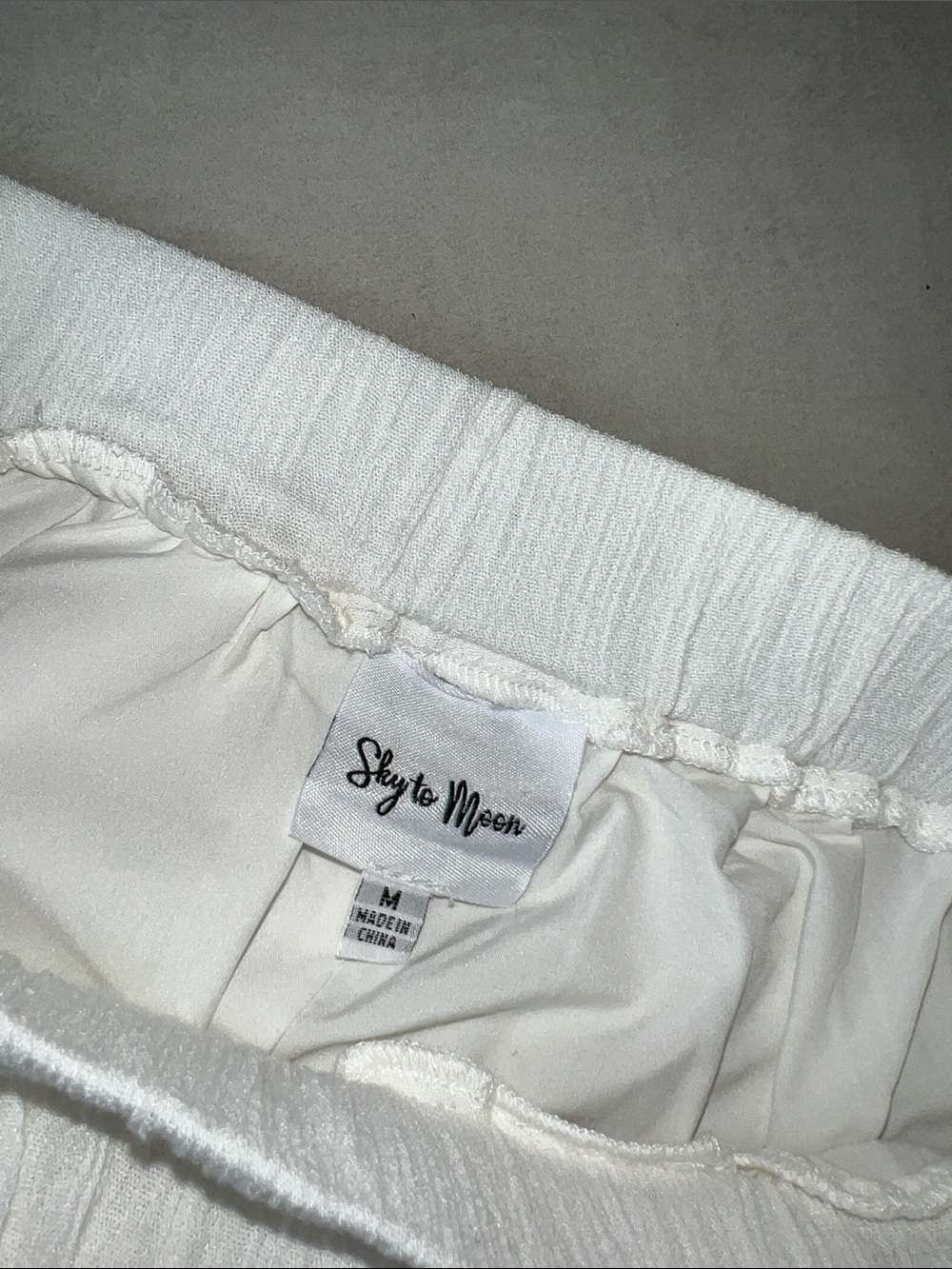 Sky to Moon M White Tiered Boho Western Festival Maxi Skirt - Picture 2 of 2